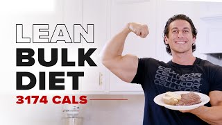 Sadik’s Lean Bulking Diet  Meal Plan  Full Day of Eating  3174 Calories [upl. by Niwred]