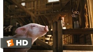 Charlottes Web 310 Movie CLIP  Wilbur Meets Charlotte 2006 HD [upl. by Aicekal643]