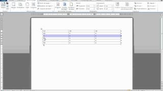 45 Comment inserer des lignes ou colonnes dans un tableau Word [upl. by Bliss]