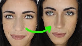 How To Make Your Nose Look Smaller  MakeupAndArtFreak [upl. by Lipski]