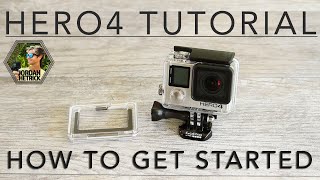 GoPro HERO 4 Black amp Silver Tutorial How To Get Started [upl. by Nimzay]