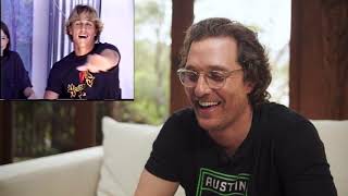 REACTING TO MY DAZED AND CONFUSED AUDITION  Matthew Mcconaughey [upl. by Wulfe944]