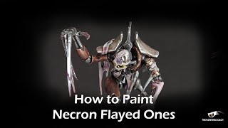 How to Paint Necron Flayed Ones [upl. by Nymzaj]