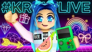 Playing funny Roblox Games with Krew [upl. by Haletta848]