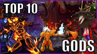 Top 10 Most Powerful GODS in Warhammer 40k [upl. by Yokum]