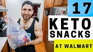 17 Keto Snacks At WalMart  Best Low Carb Keto Snack Ideas For Work School amp Travel At WalMart [upl. by Palmore240]