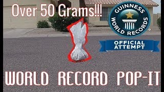 Worlds Largest Pop It World Record [upl. by Soraya]