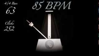 85 BPM Metronome [upl. by Cadmar]