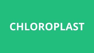 How To Pronounce Chloroplast  Pronunciation Academy [upl. by Akinal]