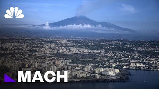 Mount Etna Is Sliding Into The Sea It Could Be Catastrophic  Mach  NBC News [upl. by Shoifet]